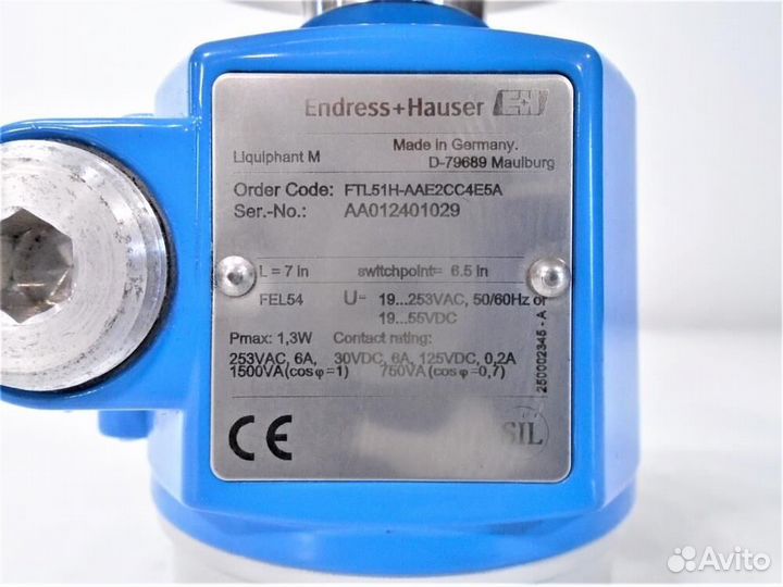 Приборы Endress Hauser / лот gxtjc 25778