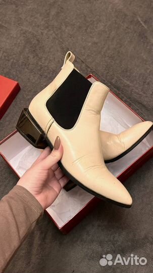 Ботинки mascotte женские челси казаки 38