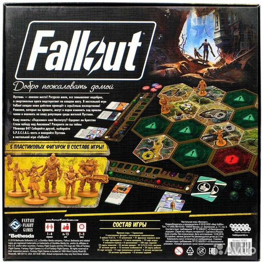 Настольная игра Fallout + Новая Калифорния