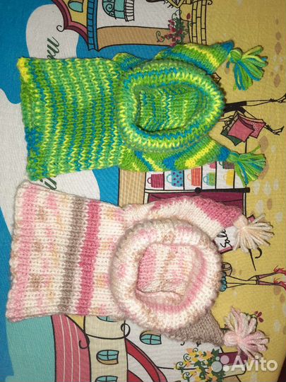 Шапочка зеленая для собачки, кошечки