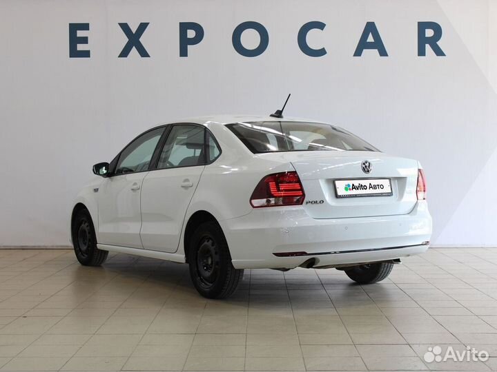 Volkswagen Polo 1.6 AT, 2019, 86 386 км