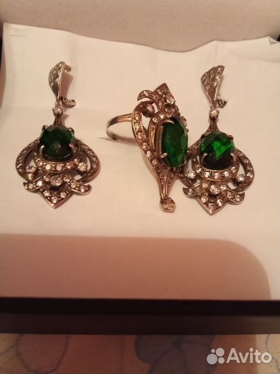 Серьги серебро длинные 925