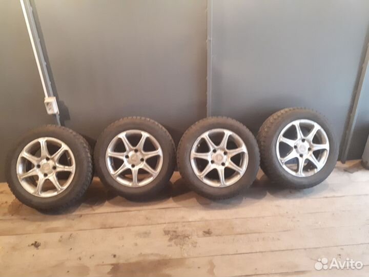 Зимняя резина в сборе r15 lancer 9