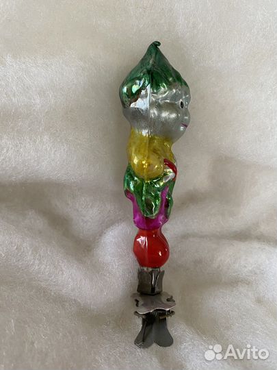 Елочная игрушка мастер Виноградинка из «Чиполлино»