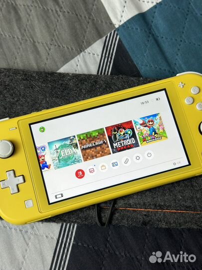 Прошитый Nintendo Switch Lite (чип+64gb)