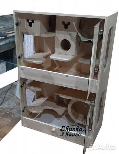 Витрины для шиншилл и других мелких грызунов