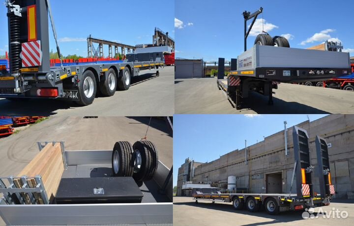 Полуприцеп трал (тяжеловоз) Политранс ТСП 94183, 2023