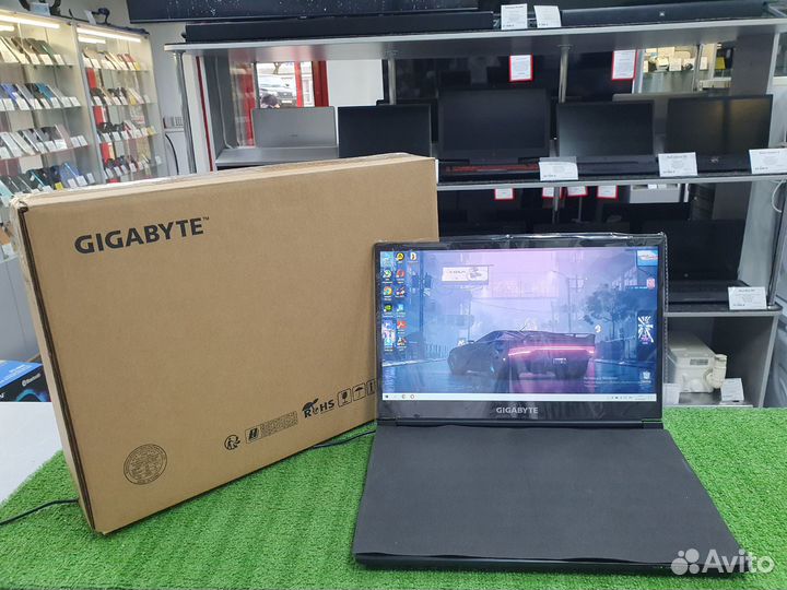 Ноутбук gigabyte G5, core i5-12500H, RTX 4050