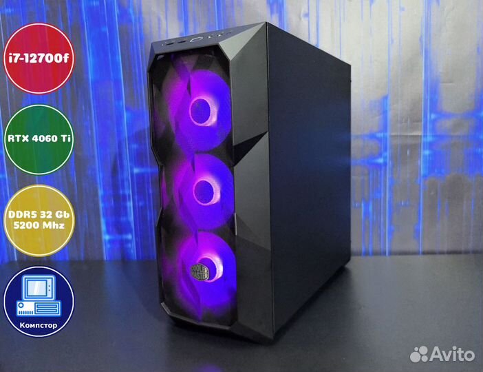 Геймерский комп i7-RTX4060Ti-32DDR5-SIL3195862-B760