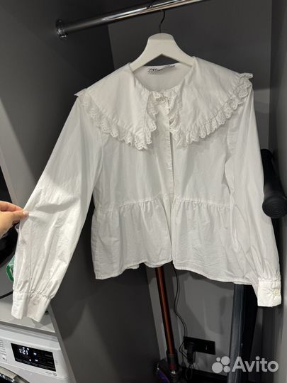 Блузка рубашка zara