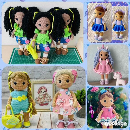 Вязаные куклы на заказ ручной работы амигуруми