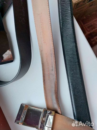 Мужской кожаный ремень