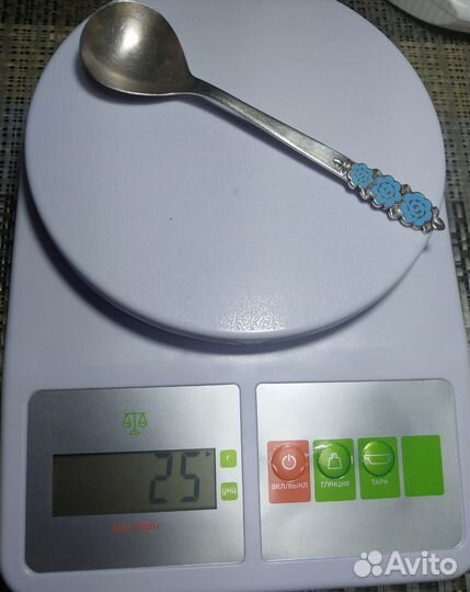 Чайная ложка серебро 916 проба