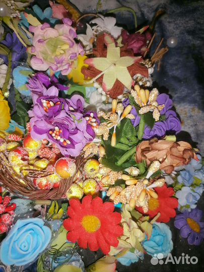 Искусственные цветы для декора