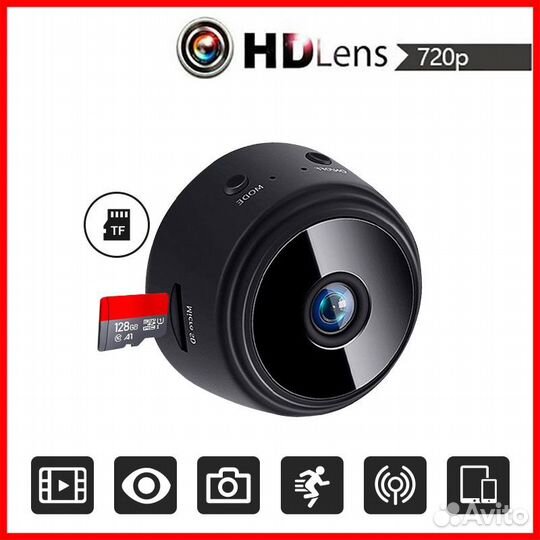 Wi-Fi беспроводная Микро-Камера А9 на смартфон