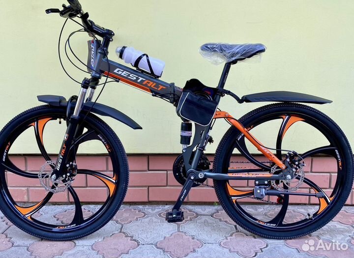 Складной велосипед на литых дисках