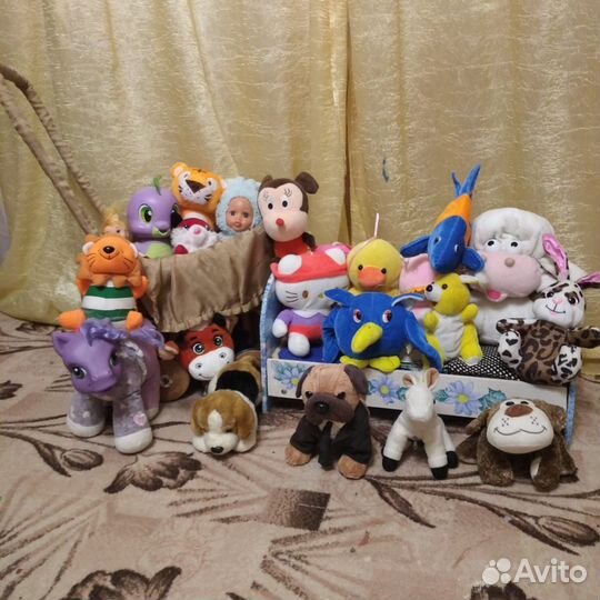 Коляска+кроватка+игрушки