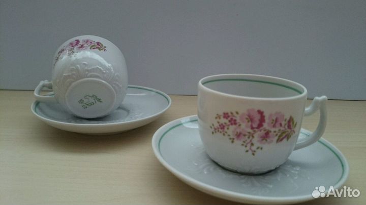 Чашечки с блюдцами Вербилки
