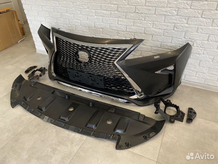 Lexus RX 2009-2014 Бампер передний в 2017+ O7EL1