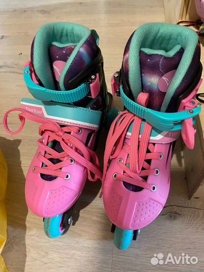 Роликовые коньки детские раздвижные