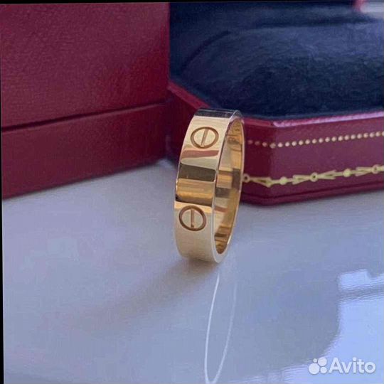 Кольцо Cartier Love из розового золота