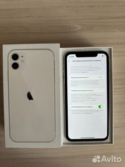 iPhone 11 128 gb (акб 90 sim)