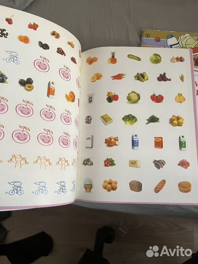 Книга и тетрадь о здоровом питании для детей