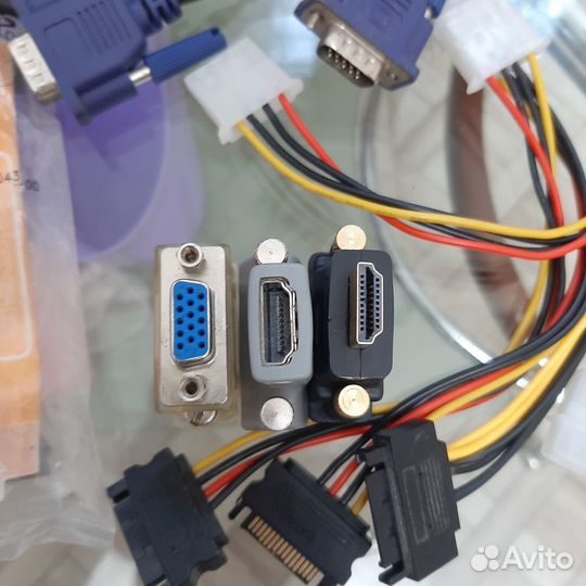 Переходники hdmi DVI-I DVI-D VGA Molex 6 pin SATA
