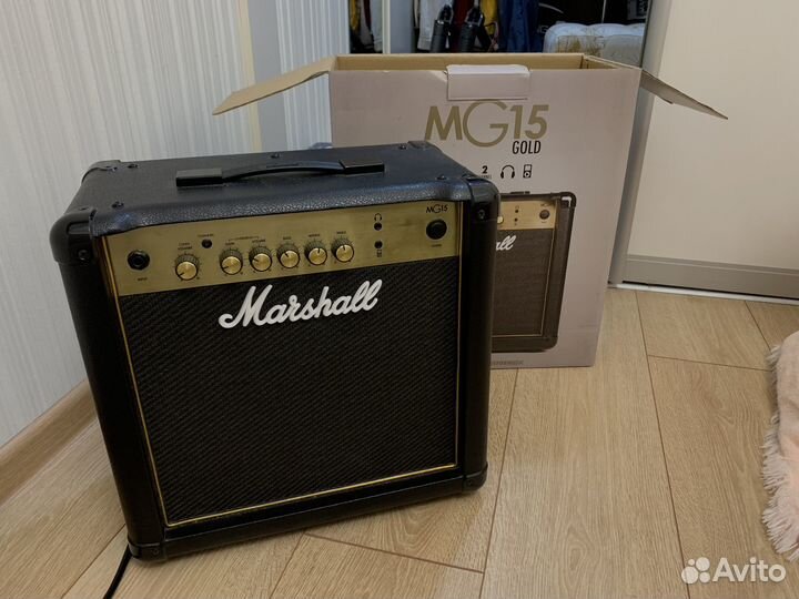 Комбоусилитель marshall mg15 gold
