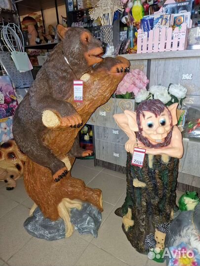 Фигуры из полистоуна полирезины садовые фигуры