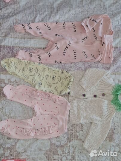 Вещи для девочки 62-68 размера