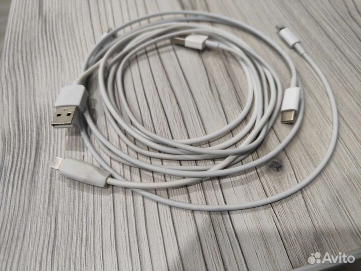 Кабель lightning- USB/ type c -lightning