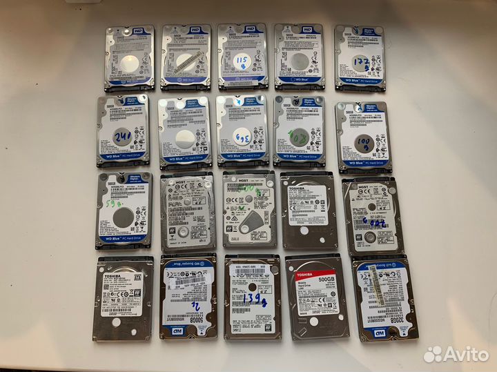 Wd blue HDD 500гб 2.5 2019 года