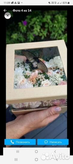 Букеты с бабочками