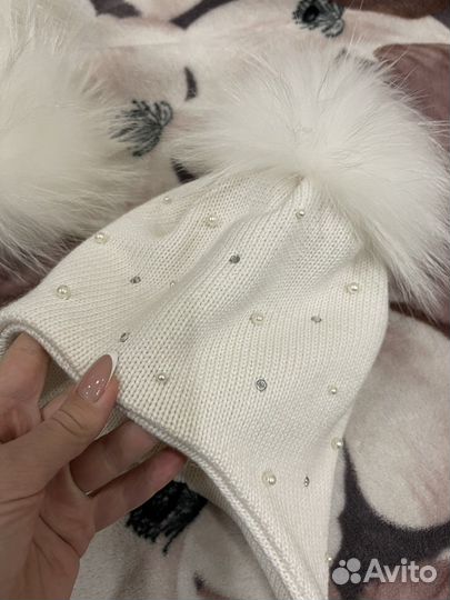 Комплект шапка, шарф solorana италия