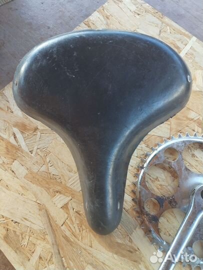 Седло для велосипеда СССР, педаль со звездой