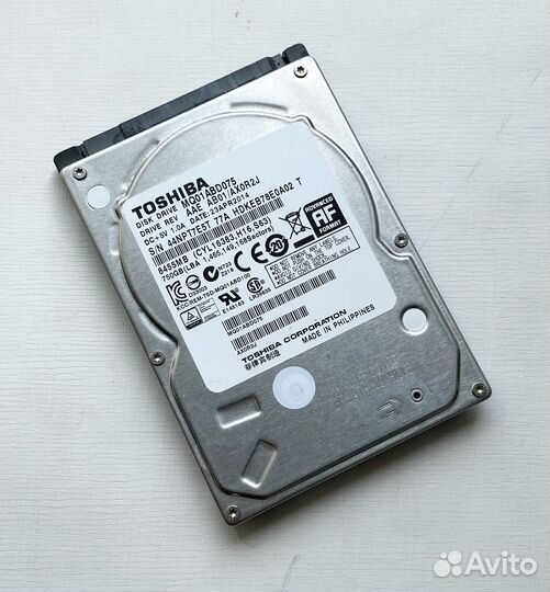 Жёсткий диск 750 GB — HDD