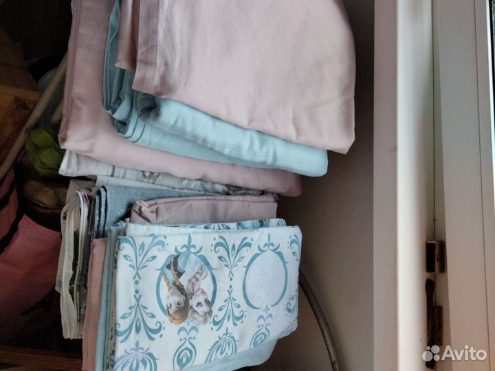 Постельное белье,натуральное бу