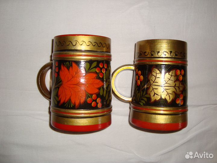 Кружки хохлома