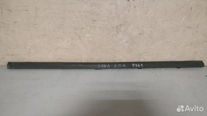 Уплотнитель стекла двери задний правый Chery Fora