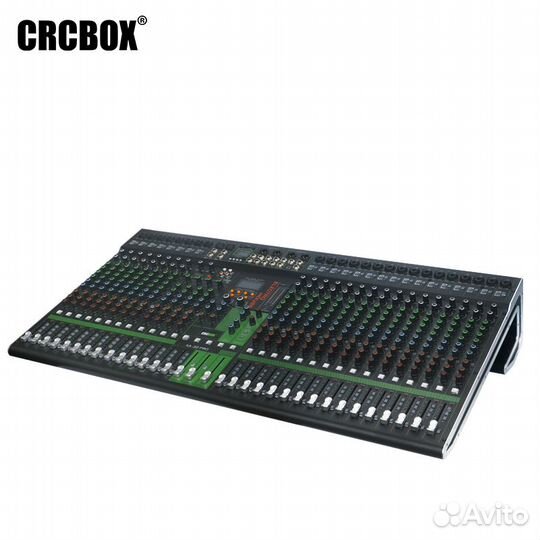 Crcbox XA-32PRO, Аналоговый микшер, 24 микр. входов, 8 стерео входов, 4 группы, 4 шины, 2 FX, Blueto