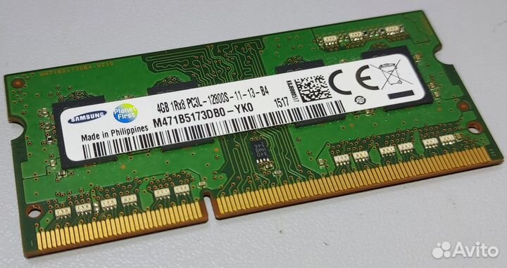 Память для ноутбуков DDR2, DDR3, DDR3l, DDR4
