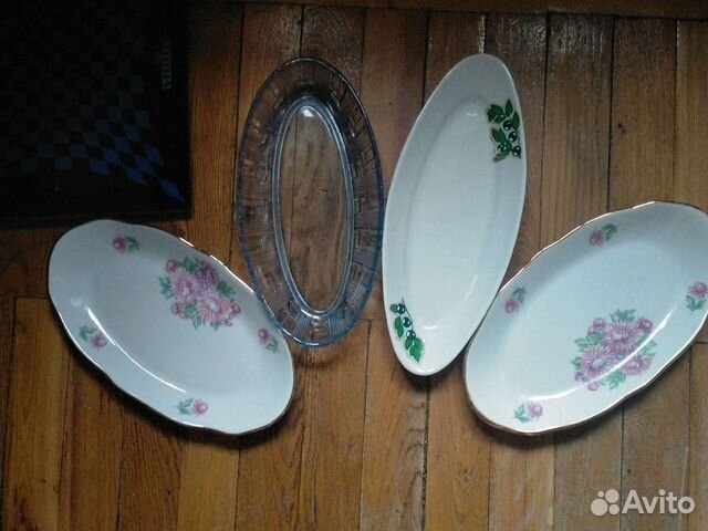 Посуда СССР блюдо для рыбы