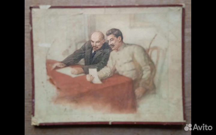 Ленин и Сталин худ. П.Васильев 1948