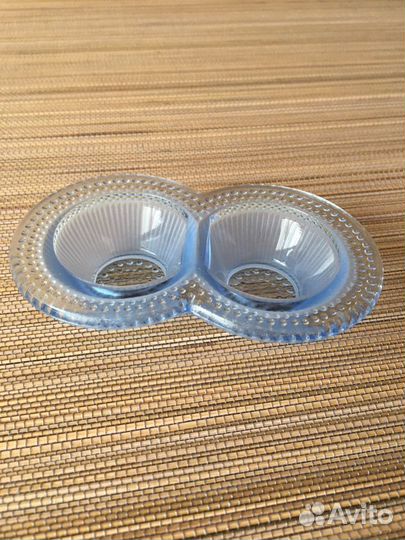 Солонка двойная стекло