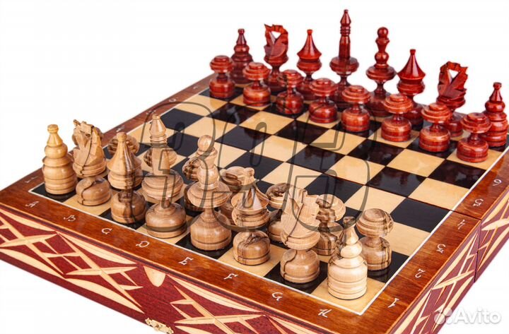 Шахматы Идея (классические фигуры, клён) (50860)