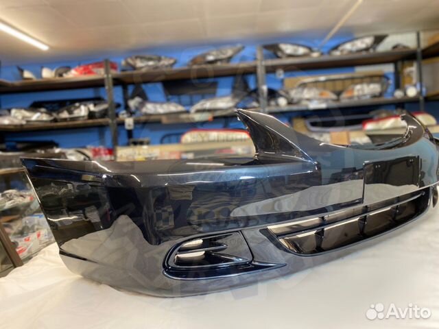 Бампер передний Hyundai Accent Черный 06-11