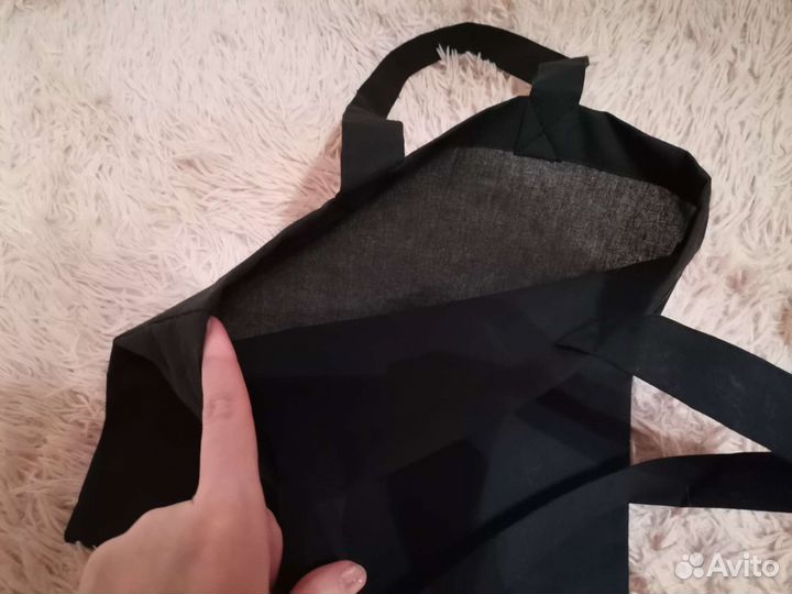 Шоппер чёрный 