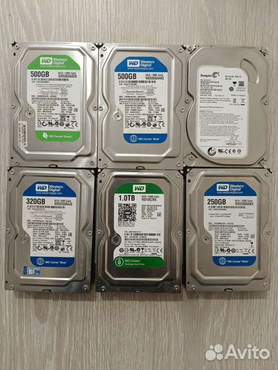 Жесткий диск 1 тб, 500gb, 320gb, 250gb