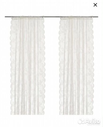 Тюль alvine spets IKEA 145*300